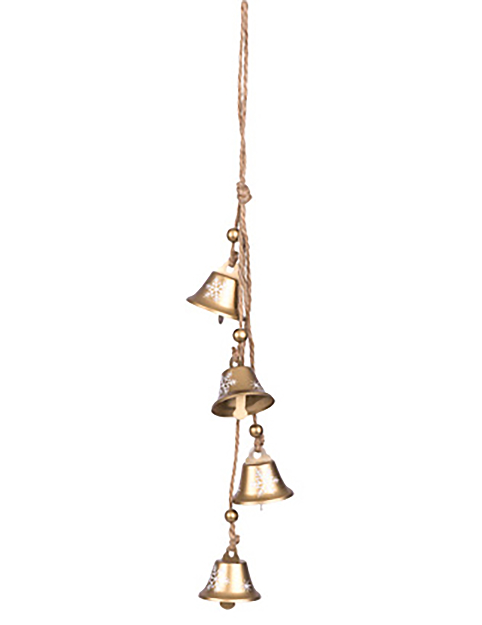 Goldglöckchen-Hängedeko für Weihnachten goldfarben 42 cm Goldglöckchen-Hängedeko für Weihnachten goldfarben 42 cm von ARTYFETES
