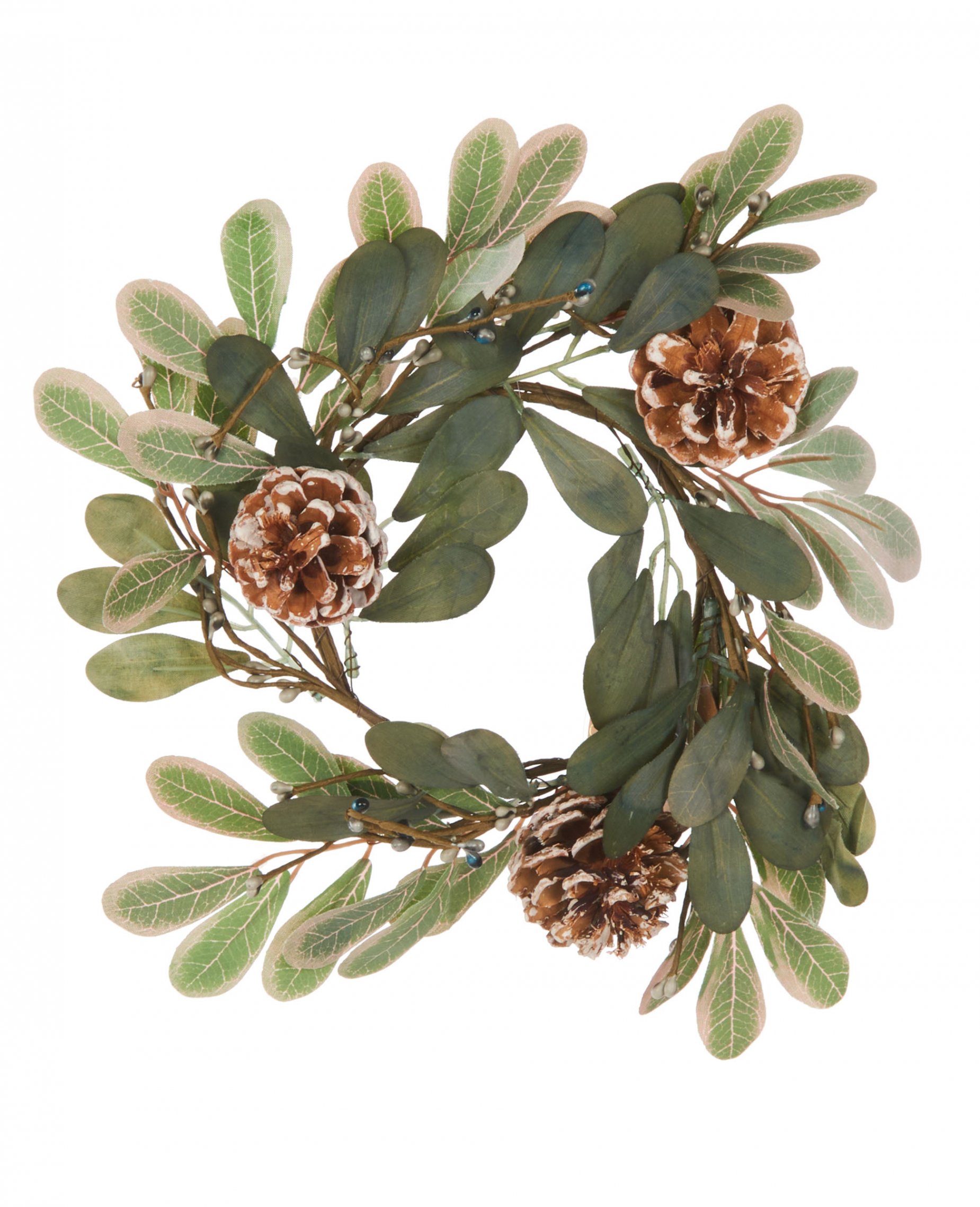 Herrlicher Eukalyptus-Adventskranz mit Tannenzapfen grün-braun 35 cm Herrlicher Eukalyptus-Adventskranz mit Tannenzapfen grün-braun 35 cm von ARTYFETES