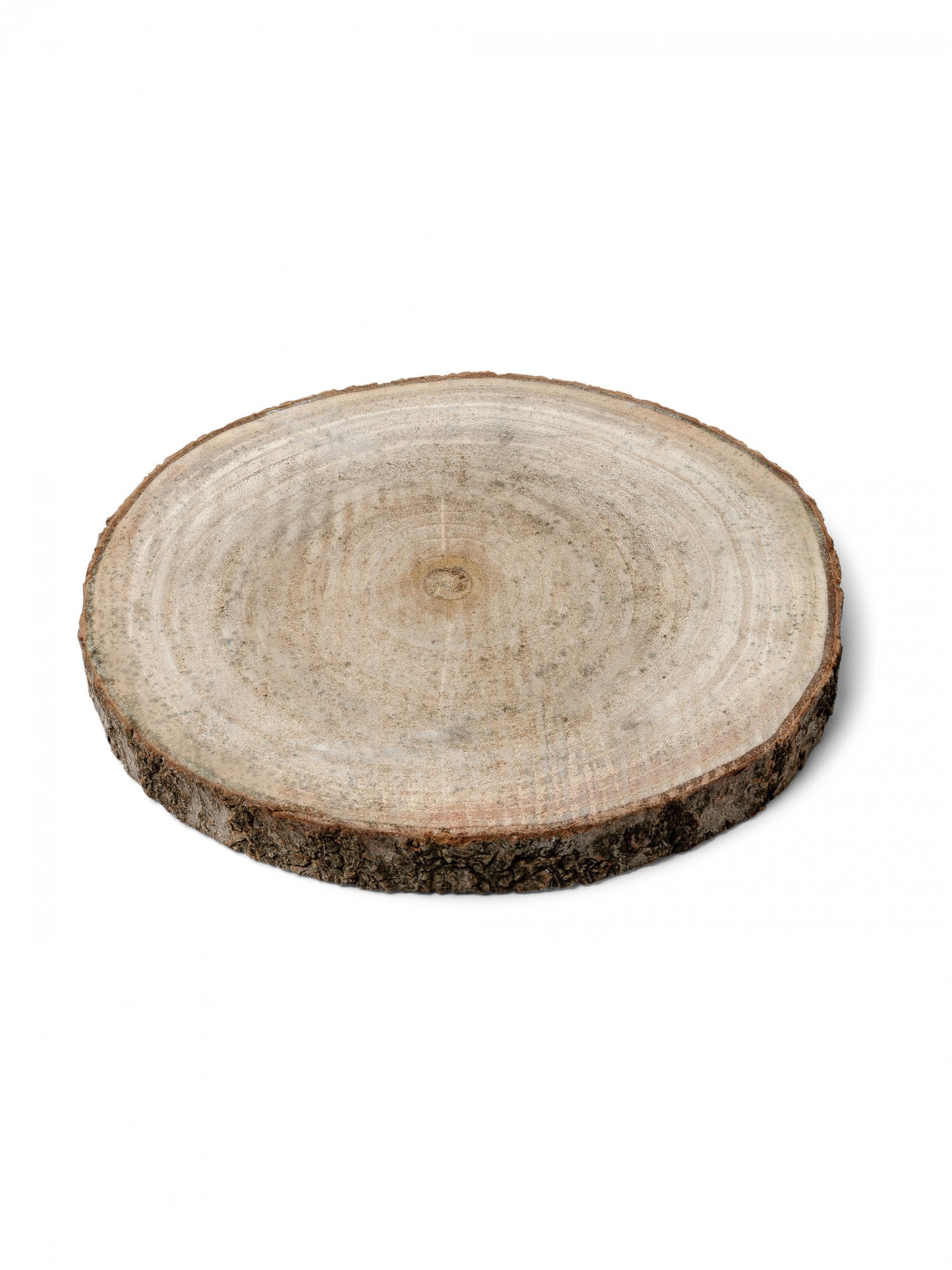 Holzscheibe Natur 15cm, rund, naturbelassen, 13–17 cm von ARTYFETES