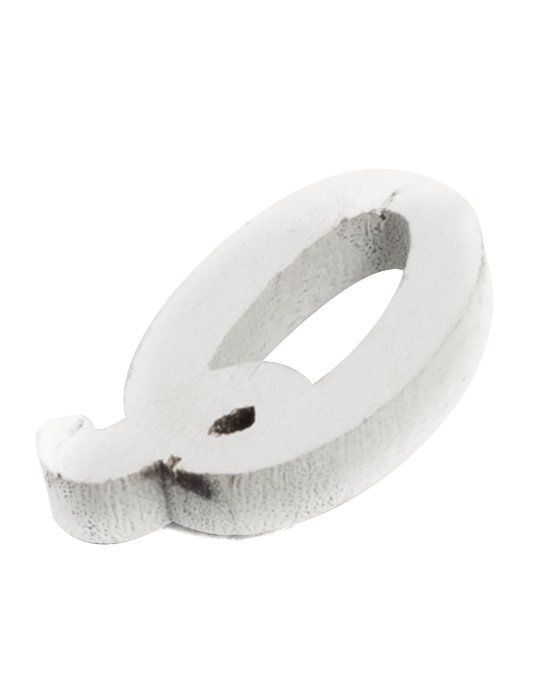 Kleiner Buchstabe Q aus weißem Holz 5 cm für Deko Kleiner Buchstabe Q aus weißem Holz 5 cm für Deko von ARTYFETES