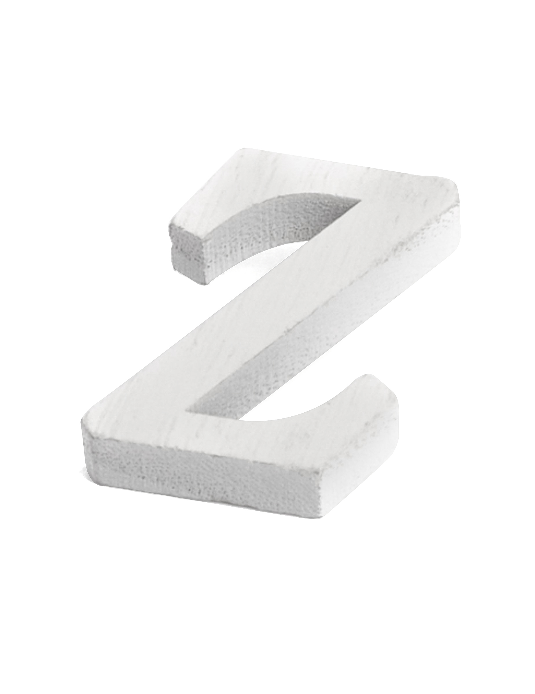Kleiner Holz-Buchstabe Z Weiß 5cm Hochzeit Kleiner Holz-Buchstabe Z Weiß 5cm Hochzeit von ARTYFETES