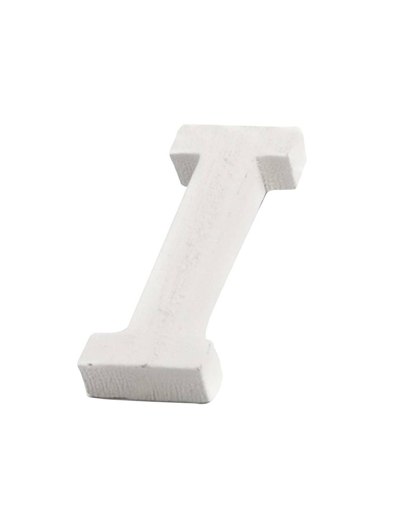 Kleiner Holz-Buchstabe i Weiß 5cm für Deko Kleiner Holz-Buchstabe i Weiß 5cm für Deko von ARTYFETES