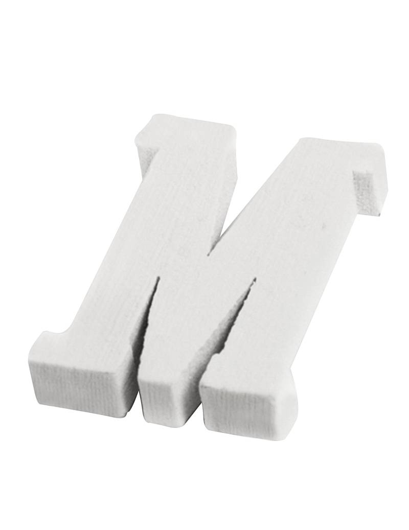 Kleiner Holzbuchstabe m Weiß 5 cm für Hochzeiten Kleiner Holzbuchstabe m Weiß 5 cm für Hochzeiten von ARTYFETES