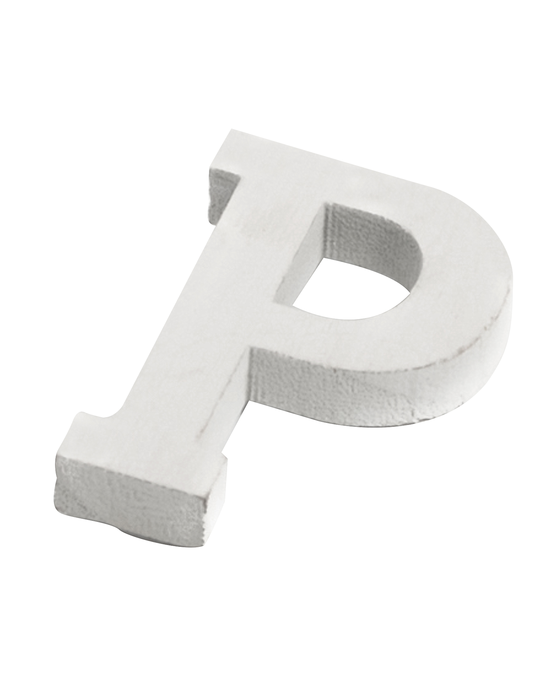 Kleiner weißer Holz-Buchstabe P 5 cm Hochzeit Kleiner weißer Holz-Buchstabe P 5 cm Hochzeit von ARTYFETES