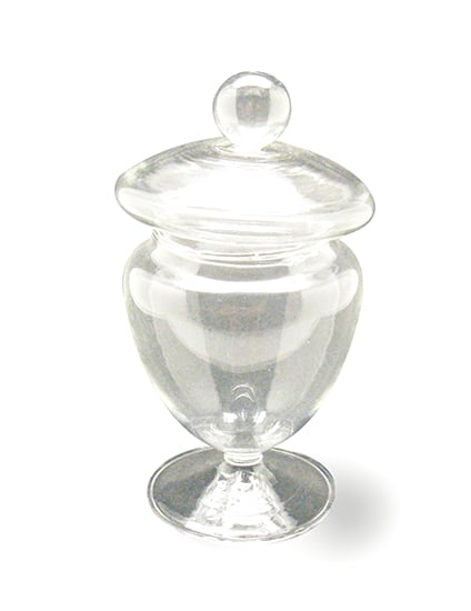 Mini Bonbonglas mit Fuß Bonbonniere 12 cm von ARTYFETES