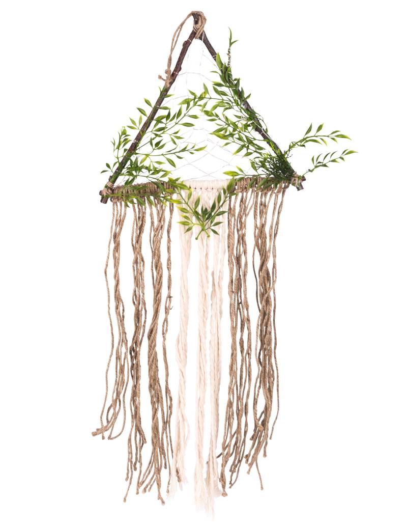 Raumdeko Lichterdekoration aus Pflanzen und Jute 80 x 37 cm von ARTYFETES