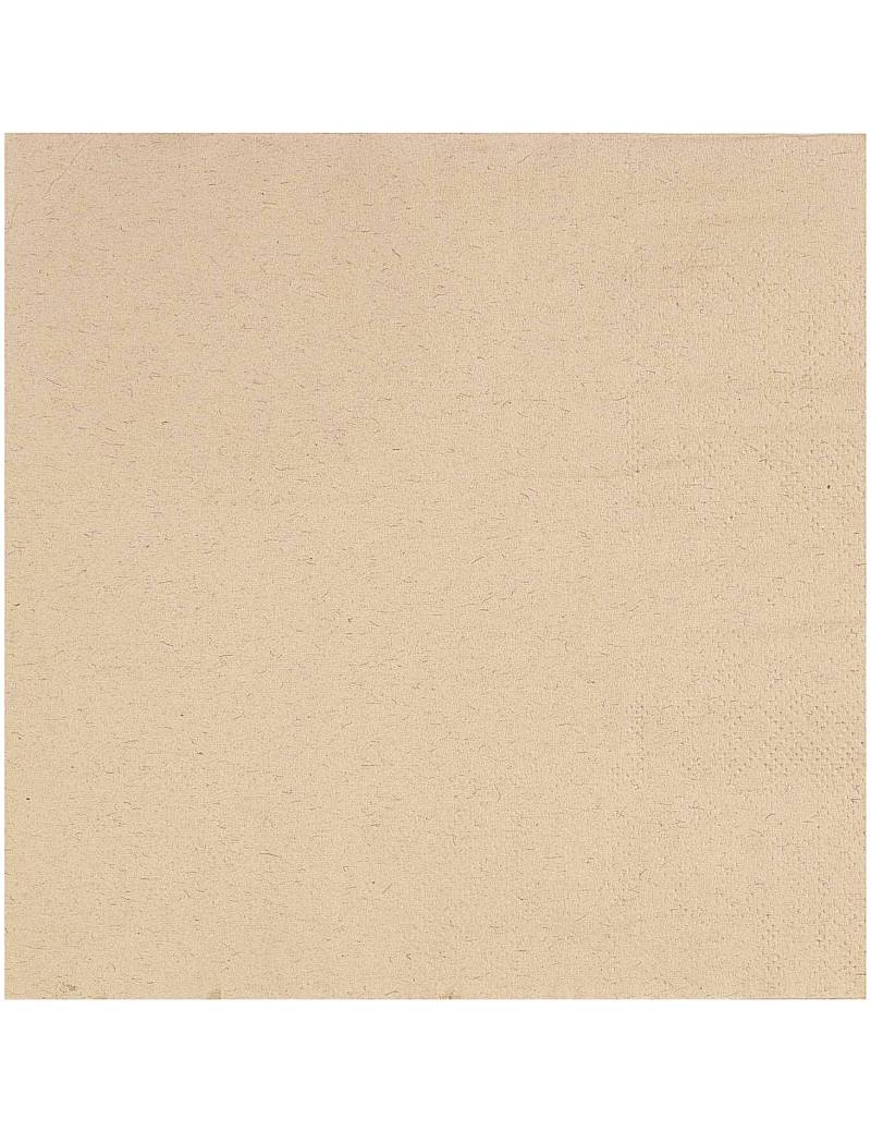 Servietten aus Kraftpapier 30 Stück braun 33 x 33 cm von ARTYFETES