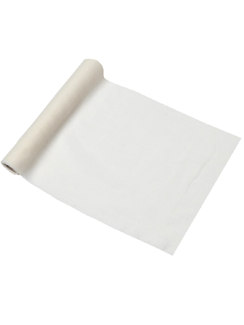 Tischläufer Musselin Elfenbein 28 cm x 5 m von ARTYFETES