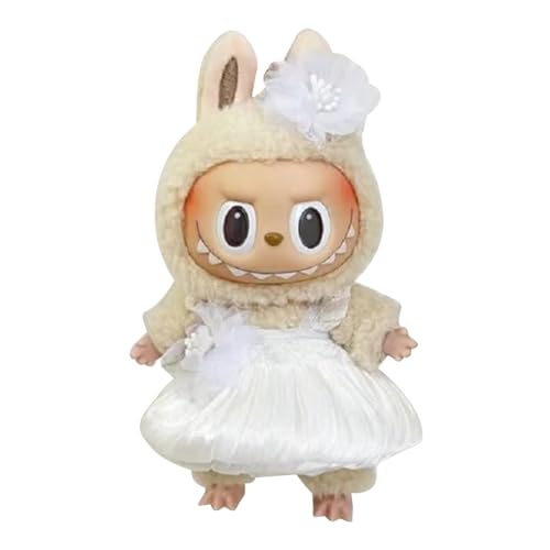 ARVALOLET 17 cm Mini Plüsch Puppenkleidung - Kawaii Puppenrock for kreative Spielideen von ARVALOLET