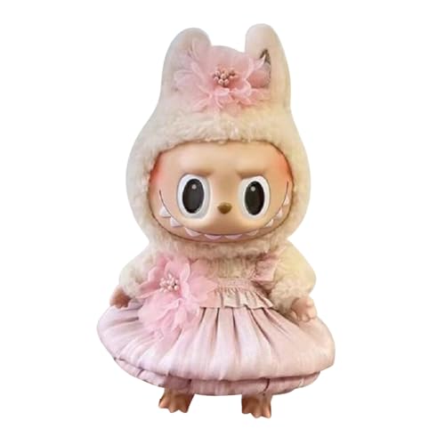 ARVALOLET 17 cm Mini Plüsch Puppenkleidung - Kawaii Puppenrock for kreative Spielideen von ARVALOLET