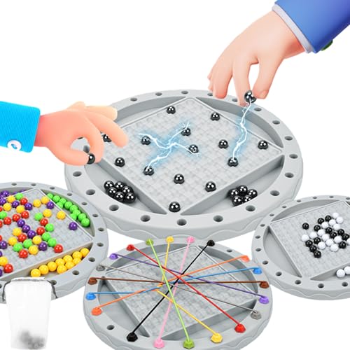 ARVALOLET 3 in 1 Sortieren Puzzle Brettspiel Rainbow Ball Gobble Elimination Chessboard Social Board Game Color Line Twned Seil Logic Thinking Challenge Strategie Tischspiel for Partys & TRA ARVALOLET 3 in 1 Sortieren Puzzle Brettspiel Rainbow Ball Gobble Elimination Chessboard Social Board Game Color Line Twned Seil Logic Thinking Challenge Strategie Tischspiel for Partys & TRA von ARVALOLET