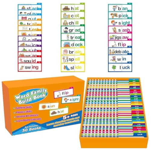 ARVALOLET 30 Buchstaben Lautkarten Kindergarten Lernkarten for das Lesen Phonics Spielzeug von ARVALOLET