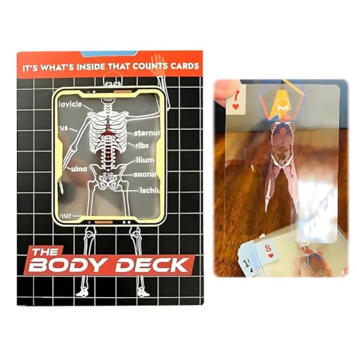 ARVALOLET Anatomie Deck Karten Transparente 3D Bildkarten for Medizinische Ausbildung, Anatomie Enthusiasten Wissenschaftler ARVALOLET Anatomie Deck Karten Transparente 3D Bildkarten for Medizinische Ausbildung, Anatomie Enthusiasten Wissenschaftler von ARVALOLET