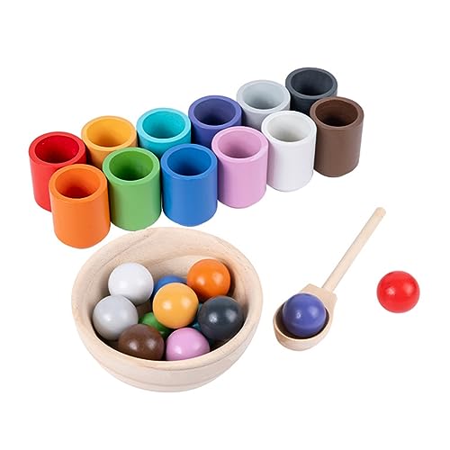 ARVALOLET Babyspielzeug for Badewanne Hand-Augen-Koordination & Farbklassifizierung mit Regenbogenball von ARVALOLET