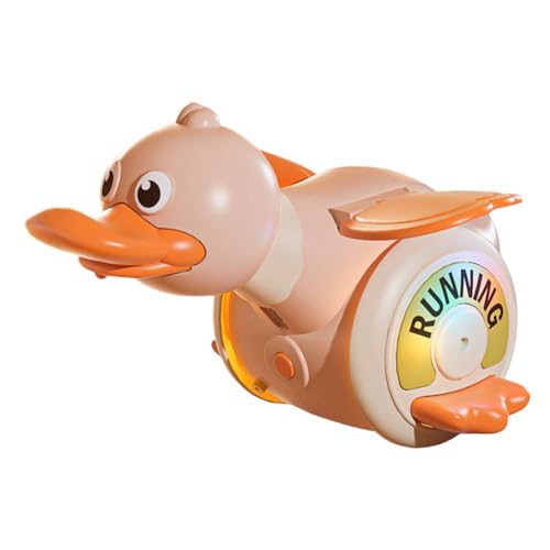 ARVALOLET Crackling Duck Baby Spielzeug Leuchten Baby Musical Duck Toy Kleinkindgeschenke (Pink) von ARVALOLET