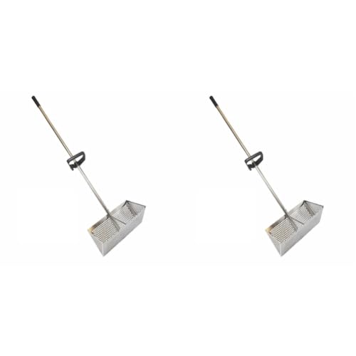 ARVALOLET Edelstahl Sand Bildschirm Klappbarer Strandrechen for Muschelsuche und Strandkamm ARVALOLET Edelstahl Sand Bildschirm Klappbarer Strandrechen for Muschelsuche und Strandkamm von ARVALOLET