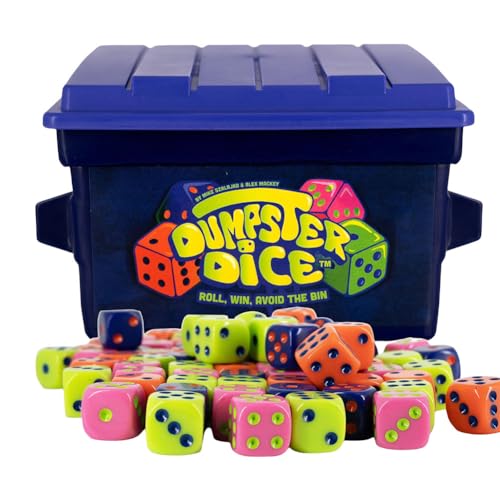 ARVALOLET Fast Tamed Familie WACKEL Game MUSSIGKEITEN DICE Mit Müllcontainer 80 DICE Graffiti Stickers Fun Fun 4-6 Player Board und Würfelspiel for Partys und Spielabend ARVALOLET Fast Tamed Familie WACKEL Game MUSSIGKEITEN DICE Mit Müllcontainer 80 DICE Graffiti Stickers Fun Fun 4-6 Player Board und Würfelspiel for Partys und Spielabend von ARVALOLET