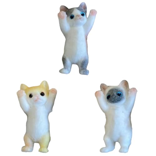 ARVALOLET Katzen-Stressball Weiches TPR Plüsch-Katzenspielzeug Realistische Form Stressabbau Spielzeug for Kinder und Erwachsene ARVALOLET Katzen-Stressball Weiches TPR Plüsch-Katzenspielzeug Realistische Form Stressabbau Spielzeug for Kinder und Erwachsene von ARVALOLET