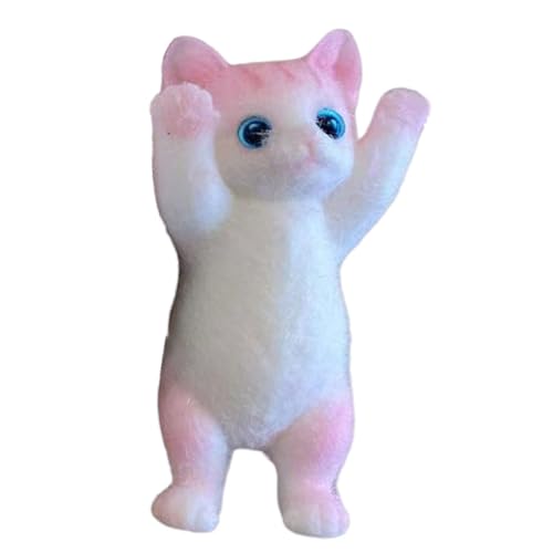 ARVALOLET Katzen-Stressball Weiches TPR Plüsch-Katzenspielzeug Realistische Form Stressabbau Spielzeug for Kinder und Erwachsene ARVALOLET Katzen-Stressball Weiches TPR Plüsch-Katzenspielzeug Realistische Form Stressabbau Spielzeug for Kinder und Erwachsene von ARVALOLET