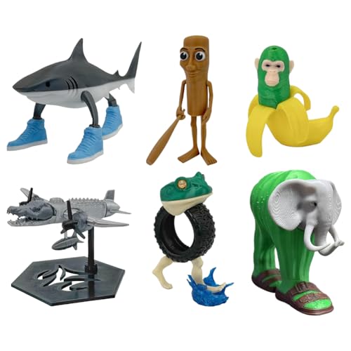ARVALOLET Kreative 3D gedruckte Haifigur mit beweglichen Gelenken for Schreibtisch Dekorationen Geschenkideen ARVALOLET Kreative 3D gedruckte Haifigur mit beweglichen Gelenken for Schreibtisch Dekorationen Geschenkideen von ARVALOLET