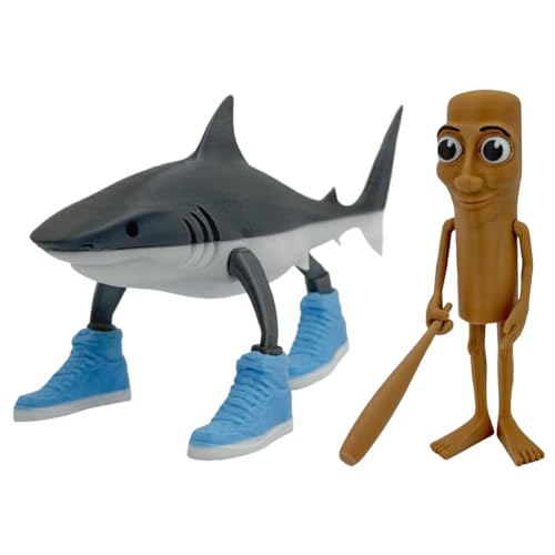 ARVALOLET Kreative 3D gedruckte Haifigur mit beweglichen Gelenken for Schreibtisch Dekorationen Geschenkideen ARVALOLET Kreative 3D gedruckte Haifigur mit beweglichen Gelenken for Schreibtisch Dekorationen Geschenkideen von ARVALOLET