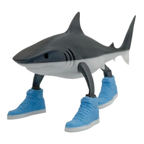 ARVALOLET Kreative 3D gedruckte Haifigur mit beweglichen Gelenken for Schreibtisch Dekorationen Geschenkideen ARVALOLET Kreative 3D gedruckte Haifigur mit beweglichen Gelenken for Schreibtisch Dekorationen Geschenkideen von ARVALOLET