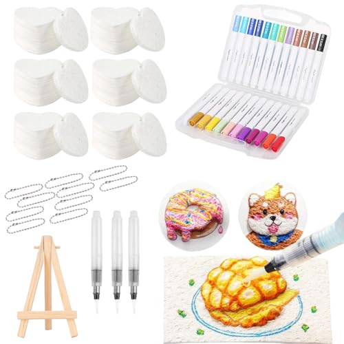 ARVALOLET Kreatives 3D Zeichenzauber Leinwandschwamm mit Aquarell Pinsel Marker for Kinder und Erwachsene ARVALOLET Kreatives 3D Zeichenzauber Leinwandschwamm mit Aquarell Pinsel Marker for Kinder und Erwachsene von ARVALOLET