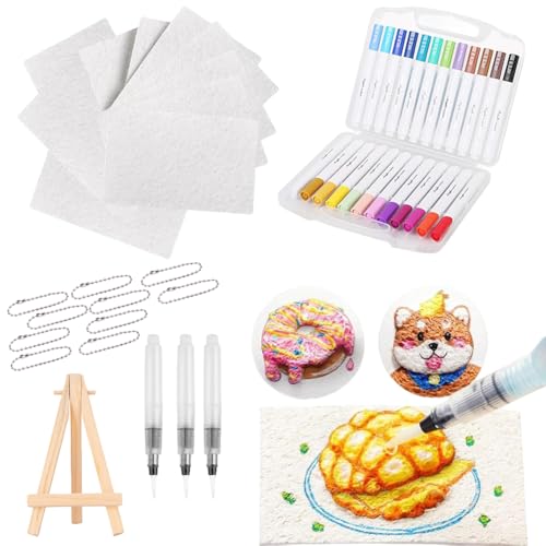 ARVALOLET Kreatives 3D Zeichenzauber Leinwandschwamm mit Aquarell Pinsel Marker for Kinder und Erwachsene ARVALOLET Kreatives 3D Zeichenzauber Leinwandschwamm mit Aquarell Pinsel Marker for Kinder und Erwachsene von ARVALOLET