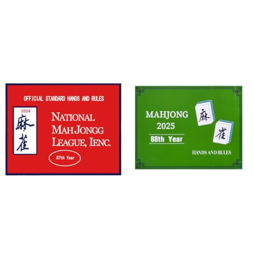 ARVALOLET Mahjong Karten Set 2025 inklusive Regeln Scorecard langlebiges Spielzubehör for Einsteiger und Familien ARVALOLET Mahjong Karten Set 2025 inklusive Regeln Scorecard langlebiges Spielzubehör for Einsteiger und Familien von ARVALOLET