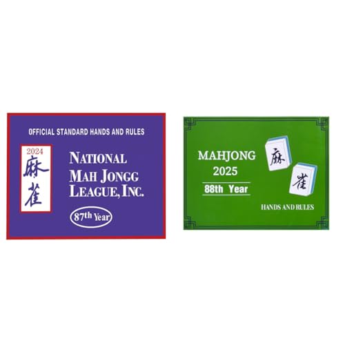 ARVALOLET Mahjong Karten Set 2025 inklusive Regeln Scorecard langlebiges Spielzubehör for Einsteiger und Familien ARVALOLET Mahjong Karten Set 2025 inklusive Regeln Scorecard langlebiges Spielzubehör for Einsteiger und Familien von ARVALOLET