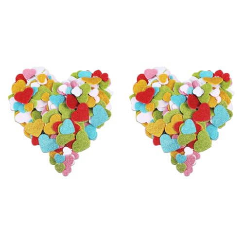 ARVALOLET Multifunktionale Herz Aufkleber 150 Stück for Scrapbooking und Dekoration von ARVALOLET