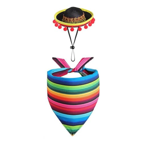 ARVALOLET Outdoor Gans Kostüm Mexikanisch for Garten Veranda Rasen-Gans-Statue Kleidung mit Sombrero und for Garten Dekor von ARVALOLET