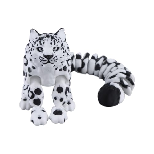 ARVALOLET Realistisches bewegliches Gelenkspielzeug Schneeleopard Ornament for kreative Spielstunden ARVALOLET Realistisches bewegliches Gelenkspielzeug Schneeleopard Ornament for kreative Spielstunden von ARVALOLET