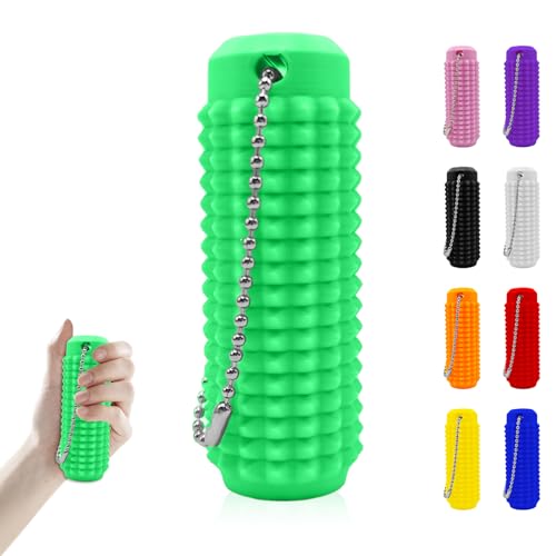 ARVALOLET Spiky Grippie Stim Keychain, Spiky Hard Massage Schlüsselbund Roller Spiky Grippie Stim Keyring for Angstlinder ARVALOLET Spiky Grippie Stim Keychain, Spiky Hard Massage Schlüsselbund Roller Spiky Grippie Stim Keyring for Angstlinder von ARVALOLET