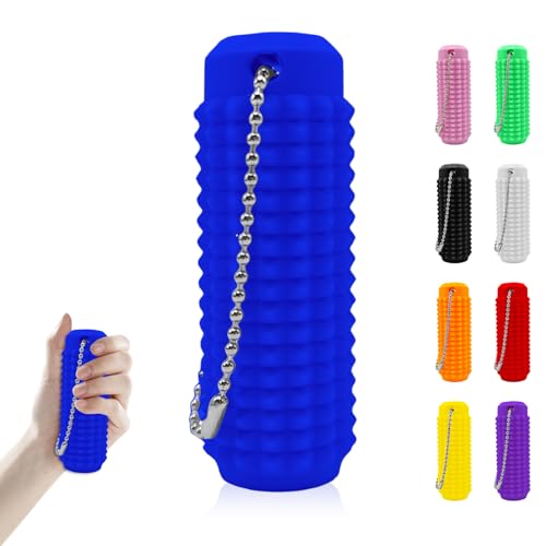 ARVALOLET Spiky Grippie Stim Keychain, Spiky Hard Massage Schlüsselbund Roller Spiky Grippie Stim Keyring for Angstlinder ARVALOLET Spiky Grippie Stim Keychain, Spiky Hard Massage Schlüsselbund Roller Spiky Grippie Stim Keyring for Angstlinder von ARVALOLET