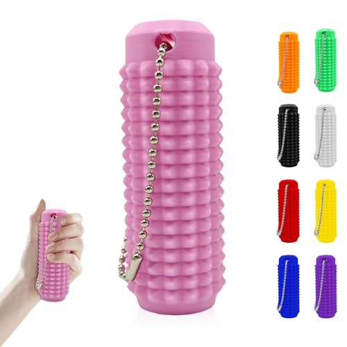 ARVALOLET Spiky Grippie Stim Keychain, Spiky Hard Massage Schlüsselbund Roller Spiky Grippie Stim Keyring for Angstlinder ARVALOLET Spiky Grippie Stim Keychain, Spiky Hard Massage Schlüsselbund Roller Spiky Grippie Stim Keyring for Angstlinder von ARVALOLET