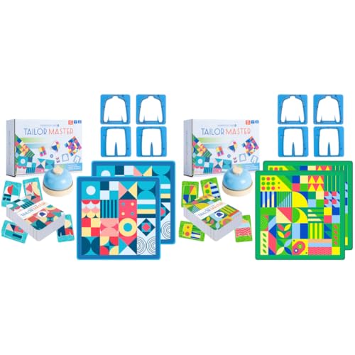 ARVALOLET Tailor Master Farb- und Form-Matching Spiel Reaktionsspiel Reusable Montessori Denkpuzzle for Kinder und Familien ARVALOLET Tailor Master Farb- und Form-Matching Spiel Reaktionsspiel Reusable Montessori Denkpuzzle for Kinder und Familien von ARVALOLET