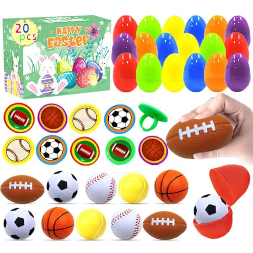 ARVALOLET Überraschungs-Ostereier mit Fußball-, Basketball- und Tennis-Spielzeugen ARVALOLET Überraschungs-Ostereier mit Fußball-, Basketball- und Tennis-Spielzeugen von ARVALOLET