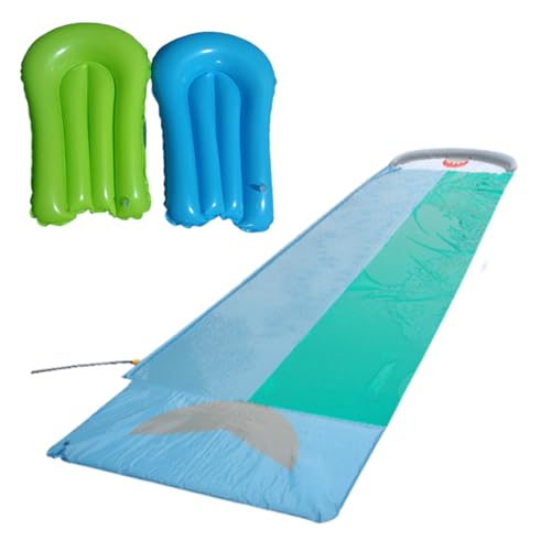 ARVALOLET Wasserrutsche 18 Fuß mit Sprinklern Doppel-Lane Wasserbahn for Garten Outdoor Spaß Kinder Erwachsene ARVALOLET Wasserrutsche 18 Fuß mit Sprinklern Doppel-Lane Wasserbahn for Garten Outdoor Spaß Kinder Erwachsene von ARVALOLET