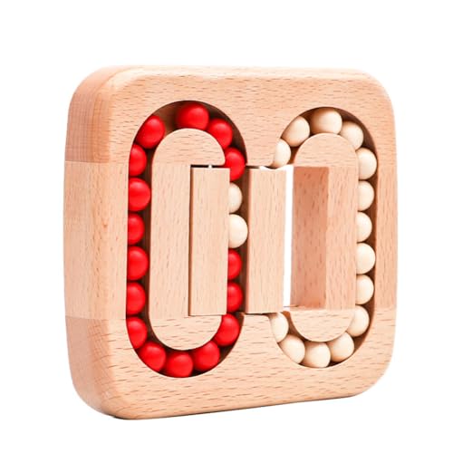 Lustiges Geduldspiel for Kinder Erwachsene Farbzuordnungsball Würfel Sortierer aus Holz Gehirnentwicklung und Entspannung fördern von ARVALOLET