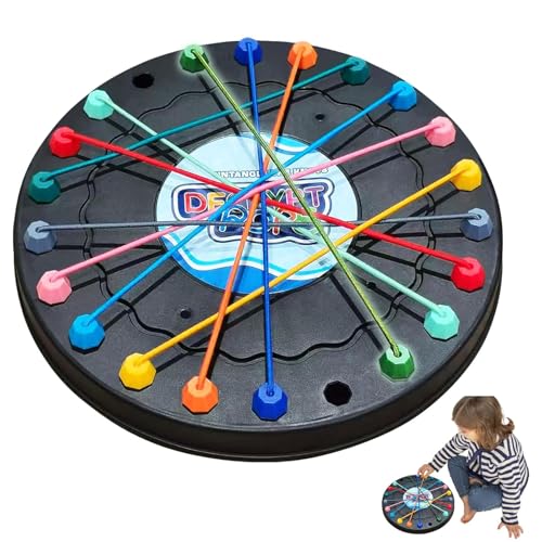ARYIMYDP Seil Puzzle Spiel, IQ Fit Intelligente Spiele, Knoten Logikspiel, Geschicklichkeitsspiel für Jugendliche ab 8 Jahren, Familienspiele 2 bis 4 Spieler von ARYIMYDP