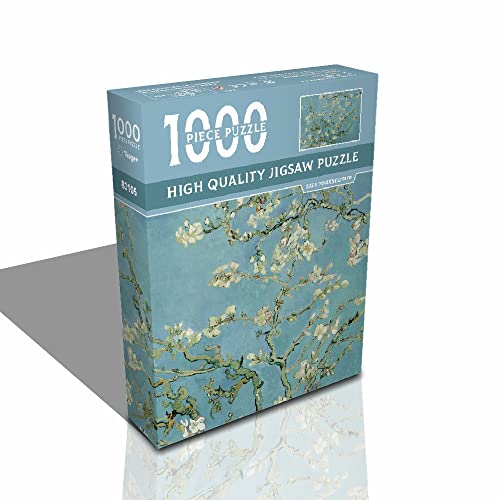 ARYU 1000-Teiliges Papierpuzzle AprikosenblüTen Geschenk FüR Erwachsene, Geeignet FüR Erwachsene Ab 14 Jahren, 1 Set, 1 Puzzle, 75 X 50 cm, FüR MäNner Und Frauen, Denkspiel von ARYU