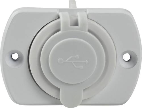 AS Schwabe USB 2fach Einbaudose Caravan, weiß USB 2fach Einbaudose Caravan, weiß von AS Schwabe