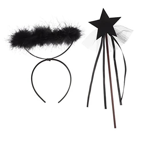 ASAKKURA 1 Set Mädchen Kostüm Haarband Kostüm Stirnband Cosplay Fee Stab Mädchen Cosplay Haarband Cosplay Zubehör Festival Kopfbedeckung Mädchen Haarschmuck Kostüm Party Haarschmuck ASAKKURA 1 Set Mädchen Kostüm Haarband Kostüm Stirnband Cosplay Fee Stab Mädchen Cosplay Haarband Cosplay Zubehör Festival Kopfbedeckung Mädchen Haarschmuck Kostüm Party Haarschmuck von ASAKKURA