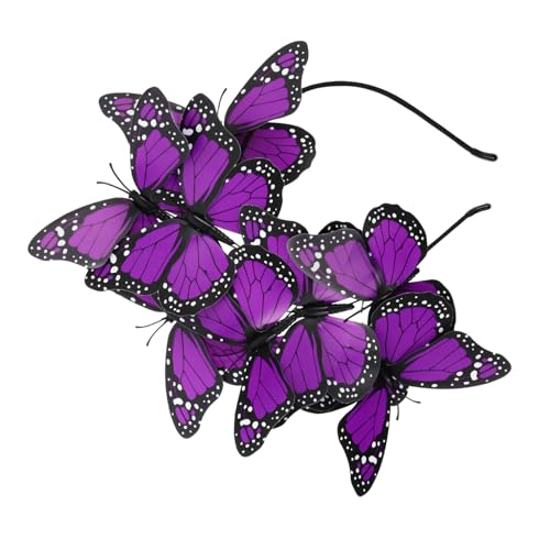 ASAKKURA Dekoratives Festival Mädchen Exquisites Accessoire Stilvolles Stirnband Haarfoto Elegante Und Mädchen Requisite Kopfbedeckung Tee Urlaub Hochzeitszubehör Kopfstil Schmetterling ASAKKURA Dekoratives Festival Mädchen Exquisites Accessoire Stilvolles Stirnband Haarfoto Elegante Und Mädchen Requisite Kopfbedeckung Tee Urlaub Hochzeitszubehör Kopfstil Schmetterling von ASAKKURA