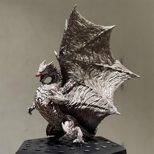 10 cm Monster Hunter Steel Dragon Figure PVC Statue Games Action Figures Model Collection Doll Decoration Gift von ASEDRFY