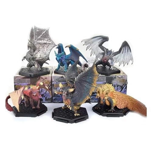 10 cm große Monsterjäger-Figur, PVC-Statue, Anime-Actionfiguren, Modellsammlung, Puppe, Dekoration, Spielzeug, Geschenk (Farbe: mehrfarbig) von ASEDRFY