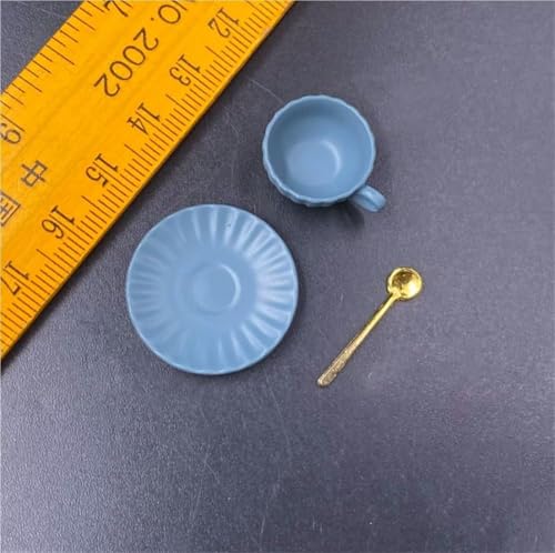 ASEDRFY 1/6 Maßstab Figur Teetasse Modell Miniatur-Möbelzubehör für 30,5 cm nahtlose Actionfigur Körperpuppe (braun) von ASEDRFY