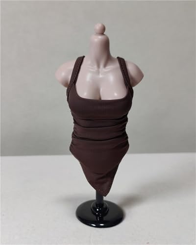 ASEDRFY 1/6 Maßstab weiblich, Figurenpuppenkleidung, Workout, lässig, ärmelloses Shirt für 30,5 cm große Soldatinnen, Actionfigur, Puppe (rot) von ASEDRFY