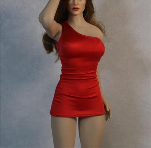 ASEDRFY 1/6 Maßstab weibliche Figur, Puppe, Kleiderriemen, Kleid, Kostüm für 30,5 cm weibliche Soldatin, Actionfigur, Puppe (Beige) von ASEDRFY